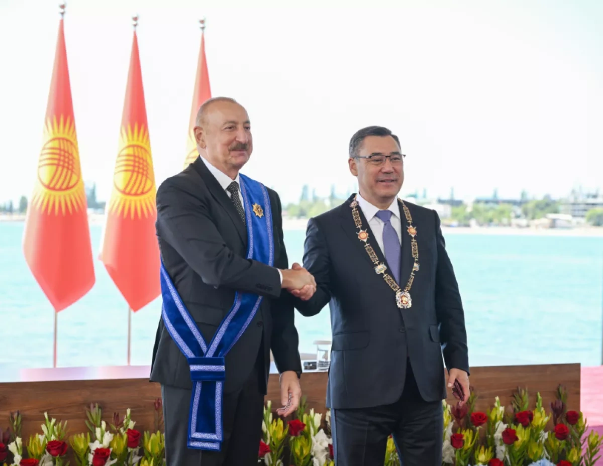 Azerbaijani president credits Zhaparov with driving Kyrgyzstan's rapid rise PHOTO/UPDATED