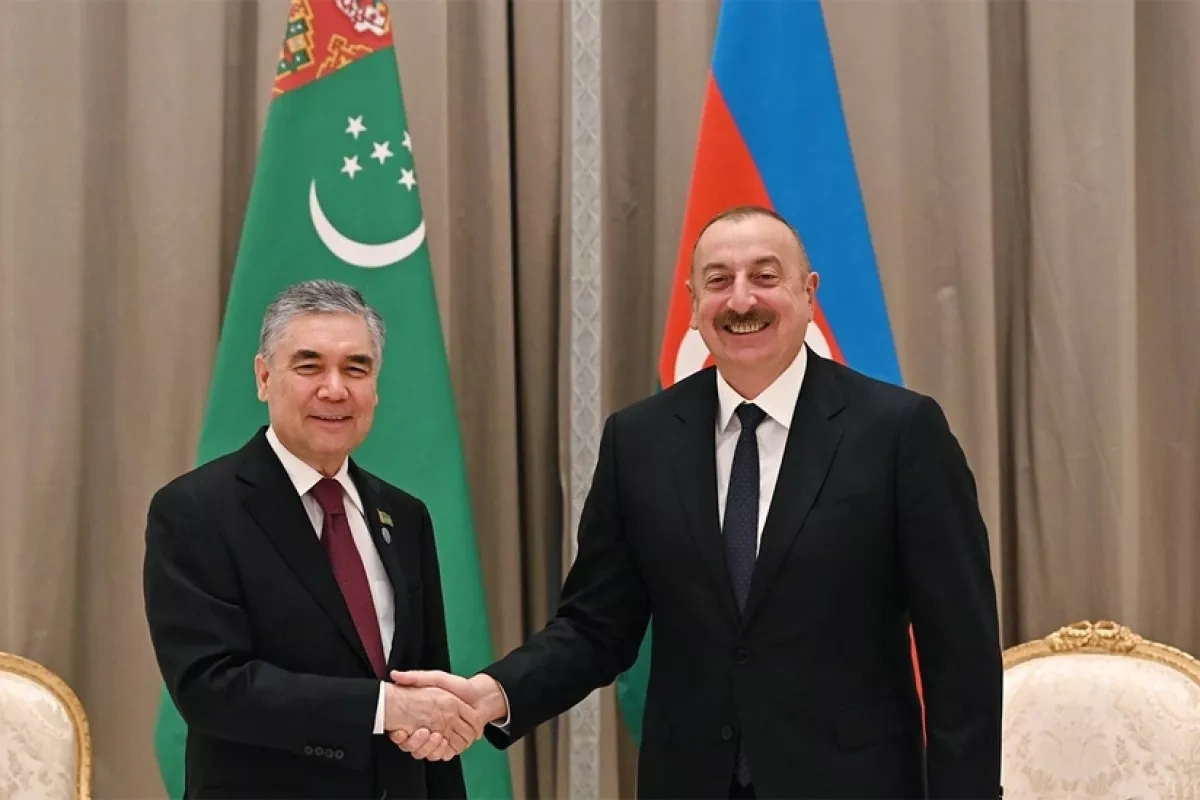 Turkmen leader congratulates Azerbaijani president, highlights bilateral progress
