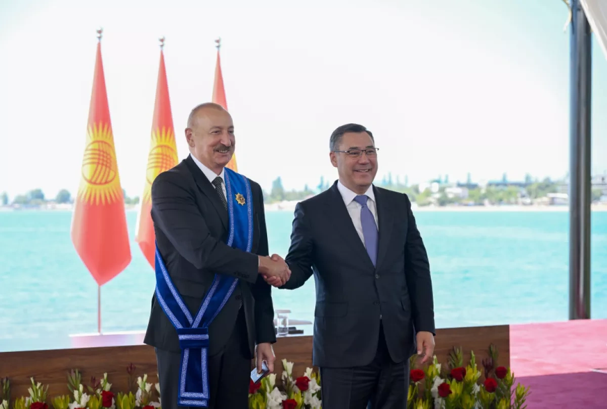 Azerbaijani president credits Zhaparov with driving Kyrgyzstan's rapid rise PHOTO/UPDATED