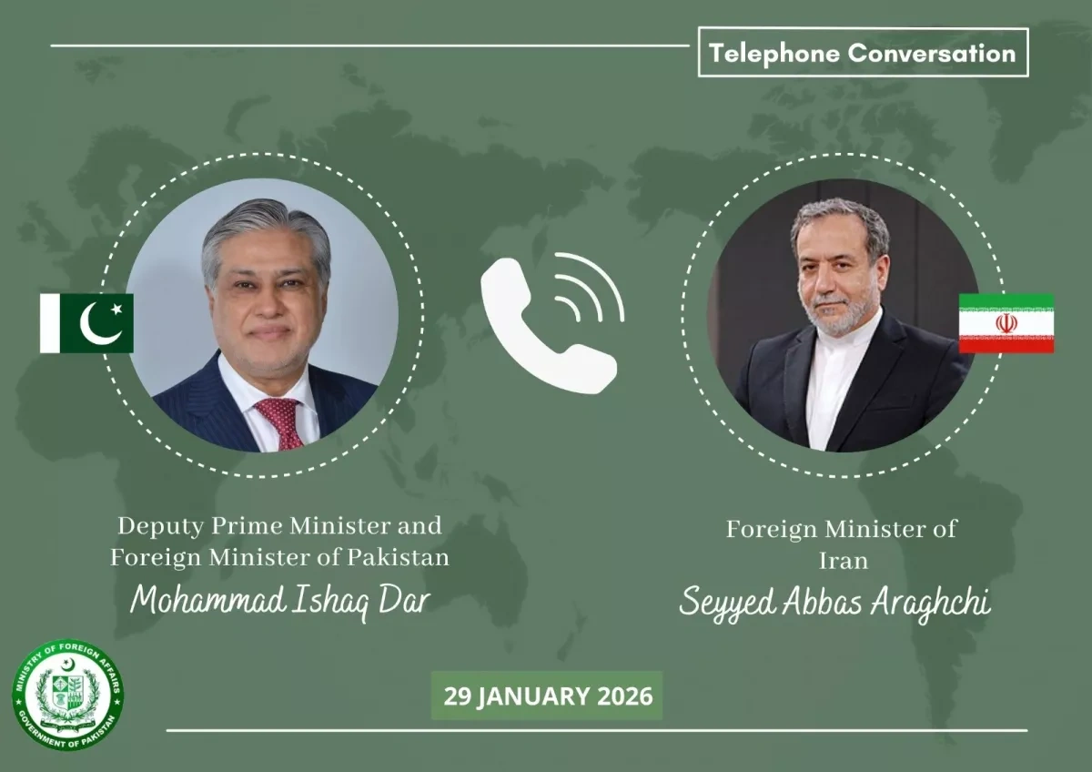 Pakistan, Iran voice concern over Middle East situation