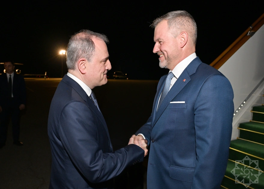 Slovak President Peter Pellegrini embarks on official visit to Azerbaijan (PHOTO)