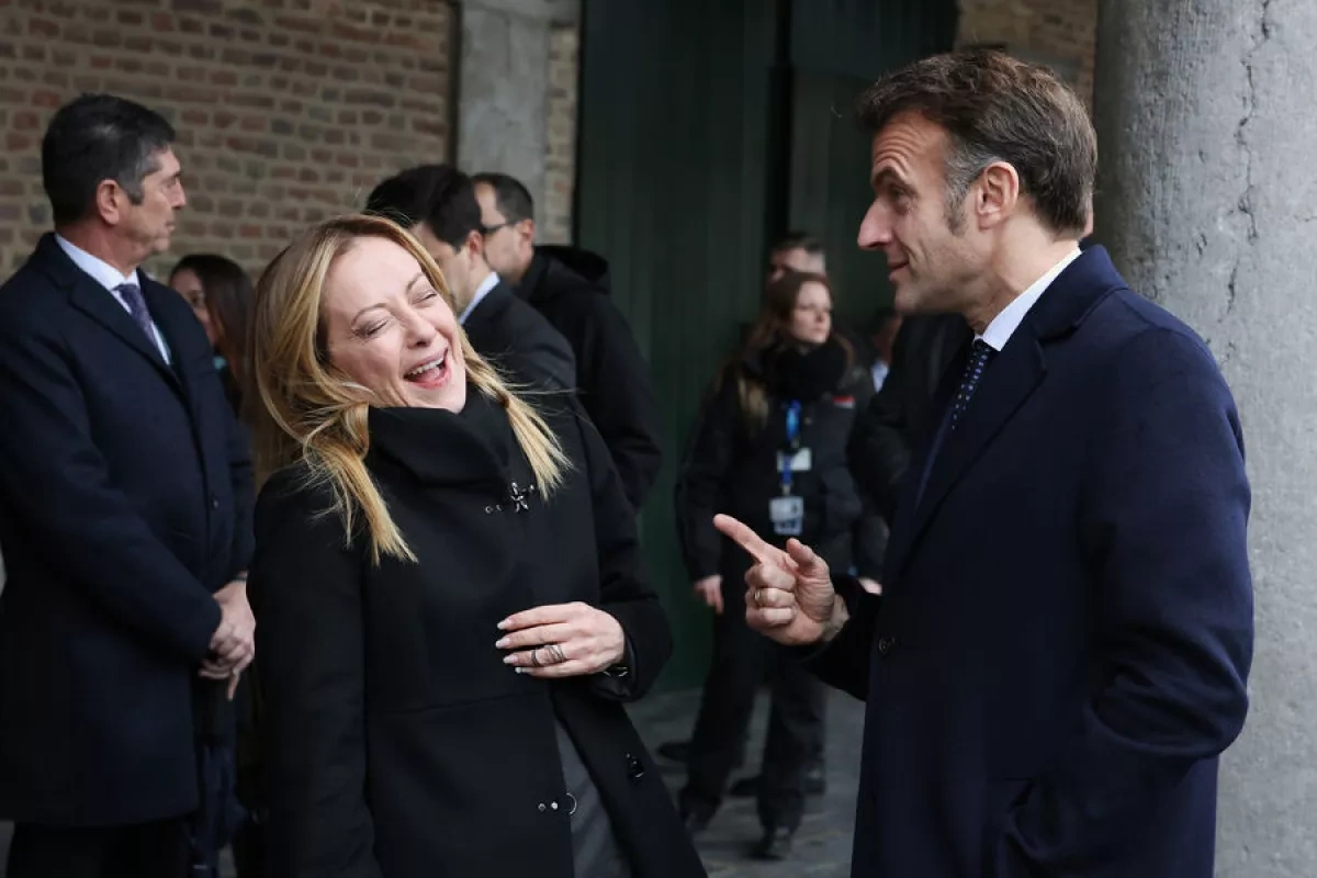 Meloni rolls her eyes after Macron’s remarks