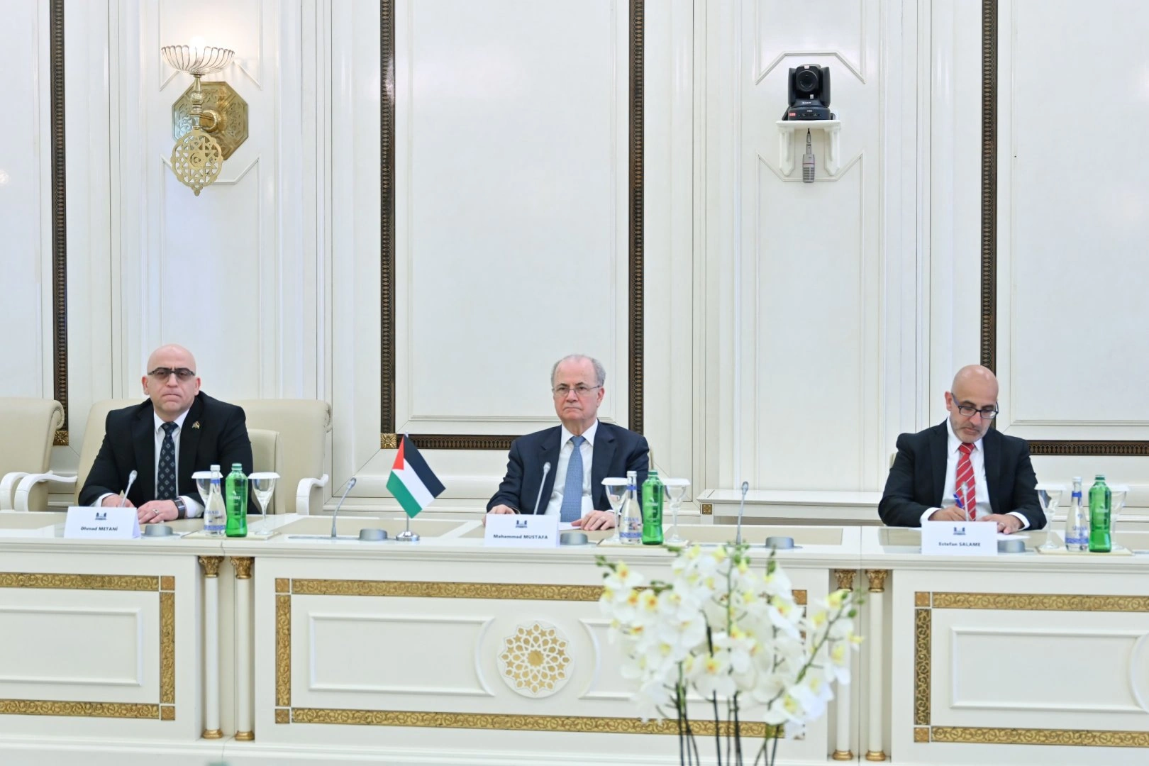 Speaker of Azerbaijani Parliament meets Prime Minister of Palestine (PHOTO)