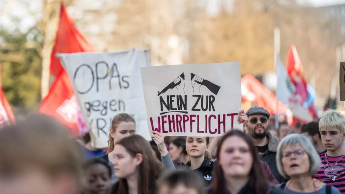 Germany’s youth push back against return of military conscription