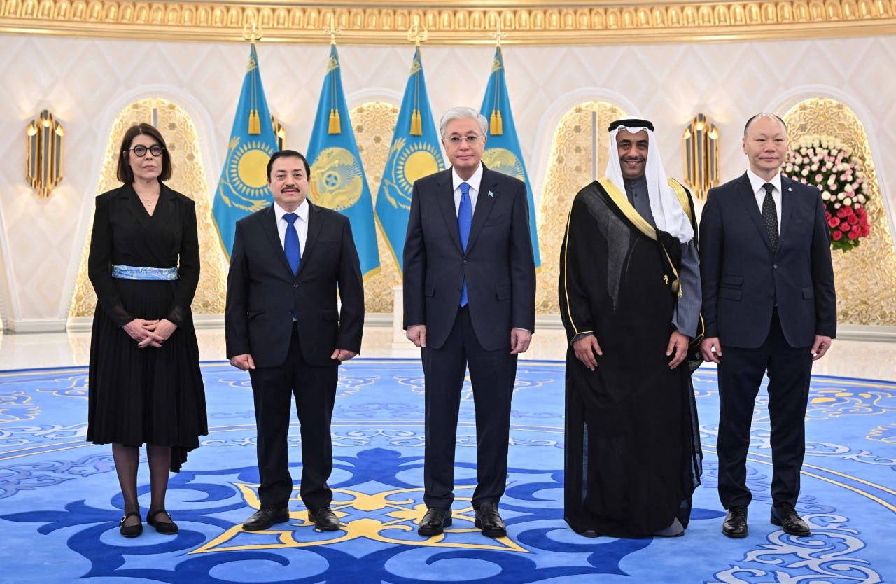 Kazakhstan's president receives credentials from newly appointed ambassadors