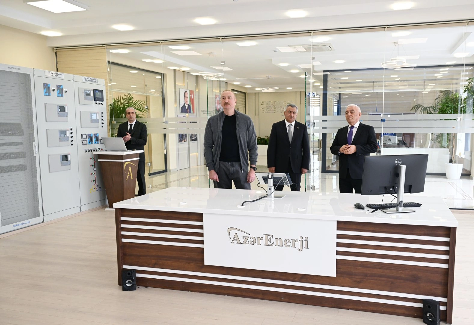 President Ilham Aliyev attends opening of Absheron Battery Energy Storage Center (PHOTO)