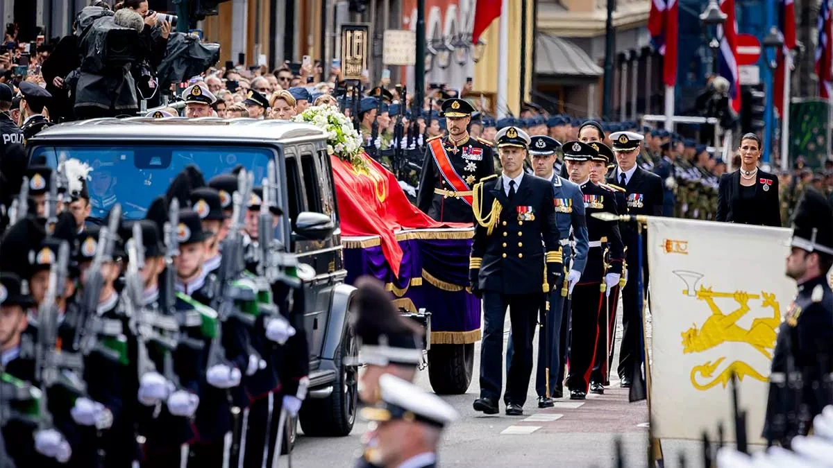 Norway says goodbye to Harald V in solemn royal funeral
