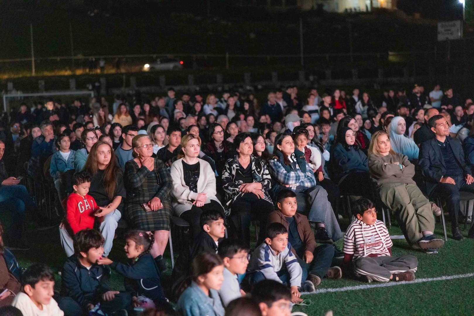 National cinema screening held in Dashkesan, organized by AzerGold CJSC and Baku Media Center (PHOTO)