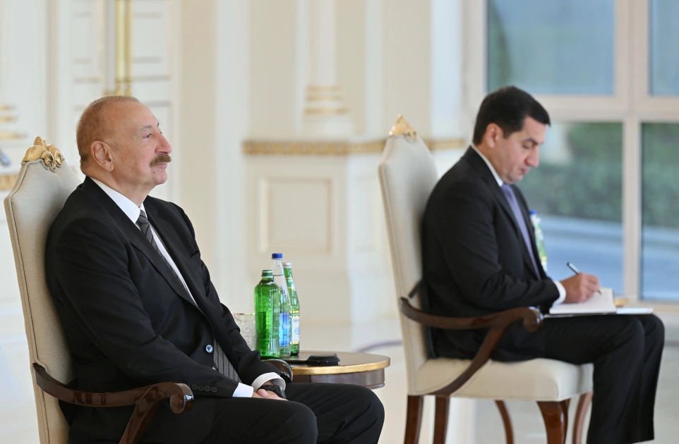 President Ilham Aliyev receives Estonia's newly appointed ambassador to Azerbaijan (PHOTO)