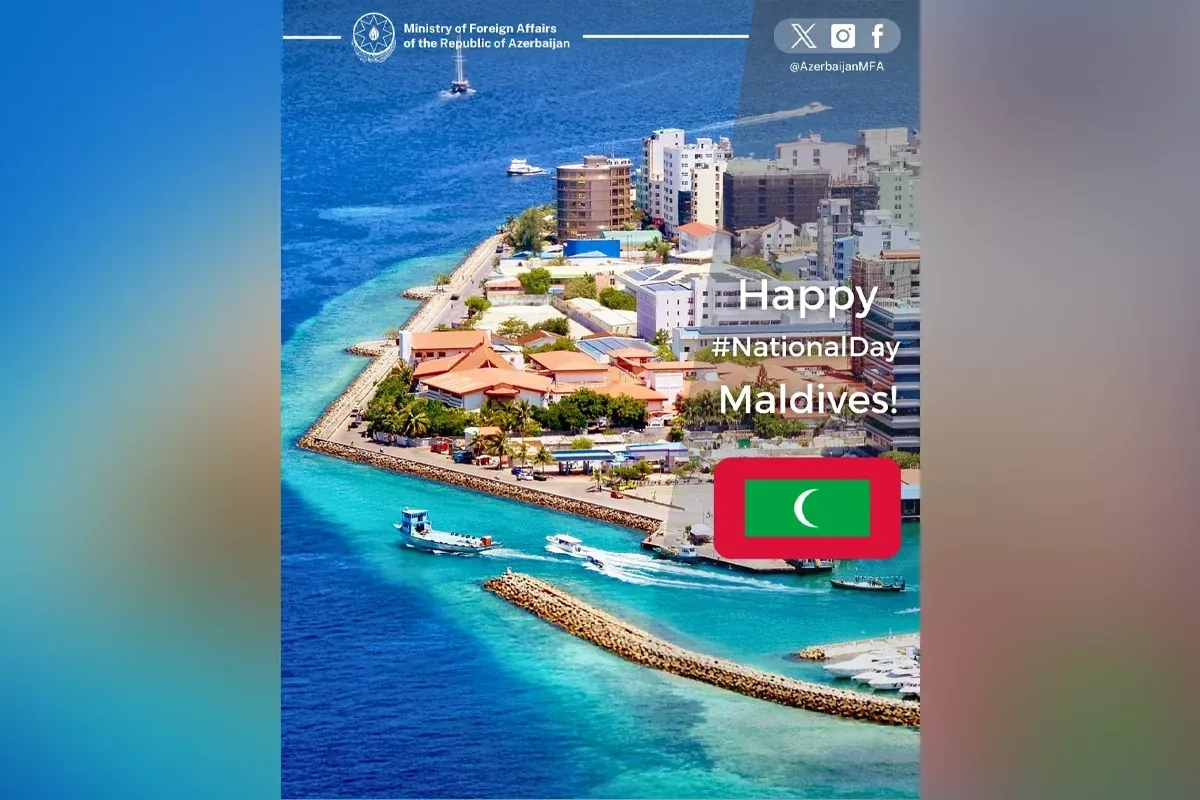 Azerbaijan's Foreign Ministry congratulates Maldives on Independence Day