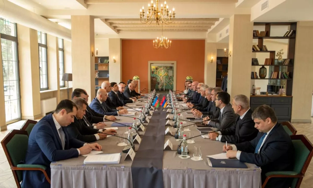 Azerbaijani, Armenian deputy PMs hold 13th border delimitation meeting Photo