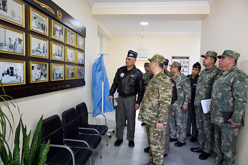 Azerbaijani Defense Ministry's leadership visit Air Force Units (PHOTO/VIDEO)