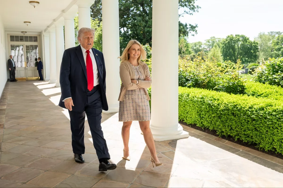 White House press secretary Karoline Leavitt leaving Trump administration