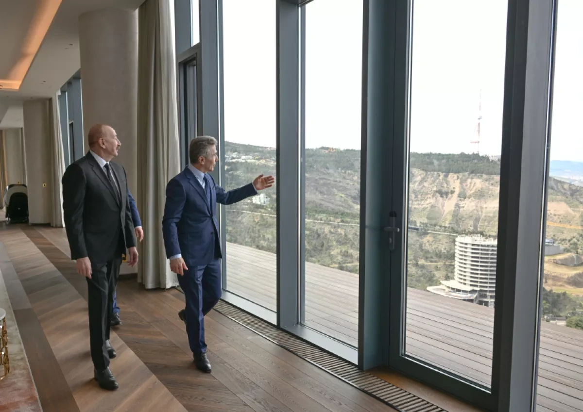 Georgian Dream chairman hosts luncheon for Azerbaijani president in Tbilisi PHOTO
