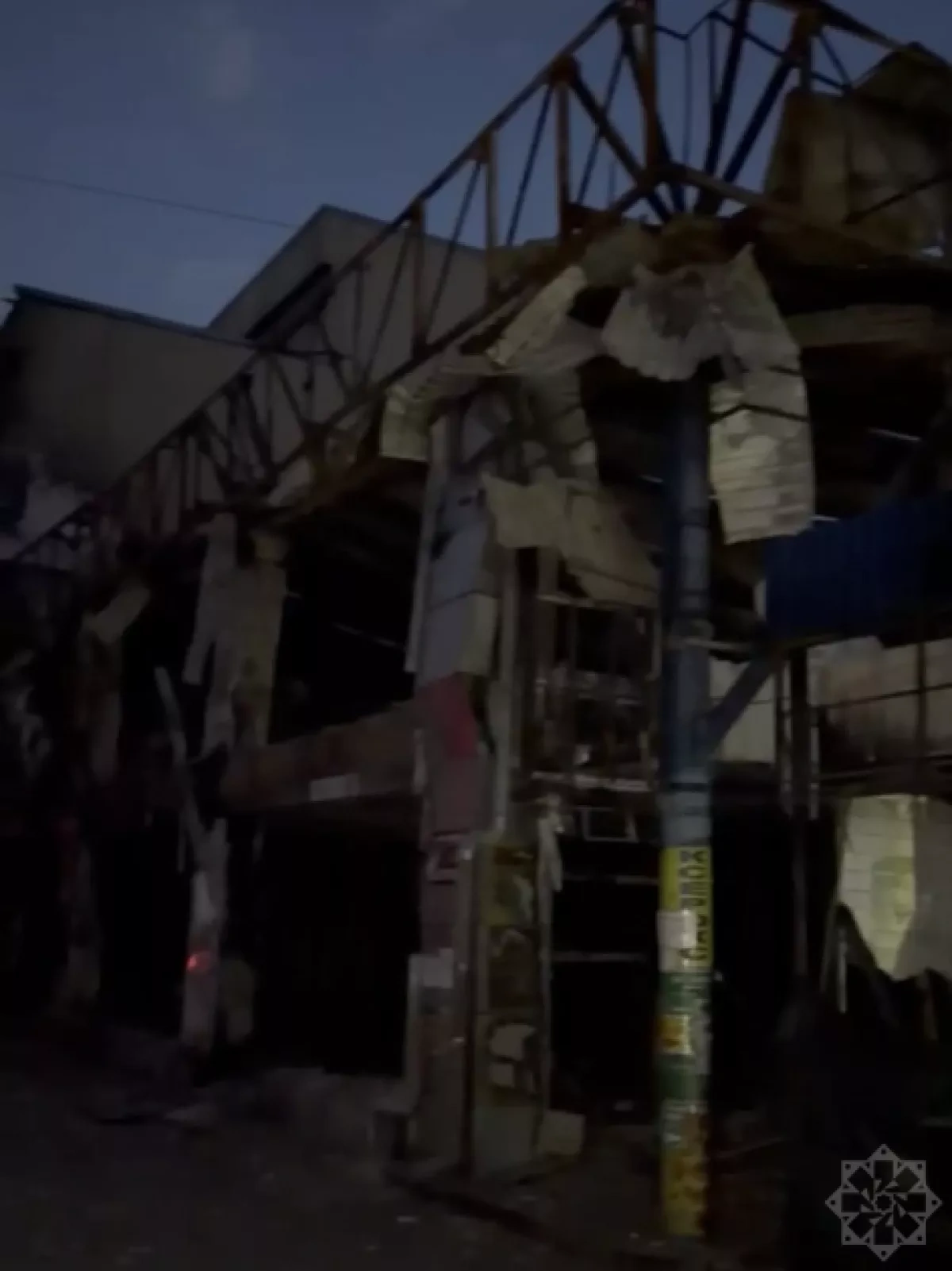 Russian missile strike damages area near Azerbaijani embassy in Kyiv PHOTO
