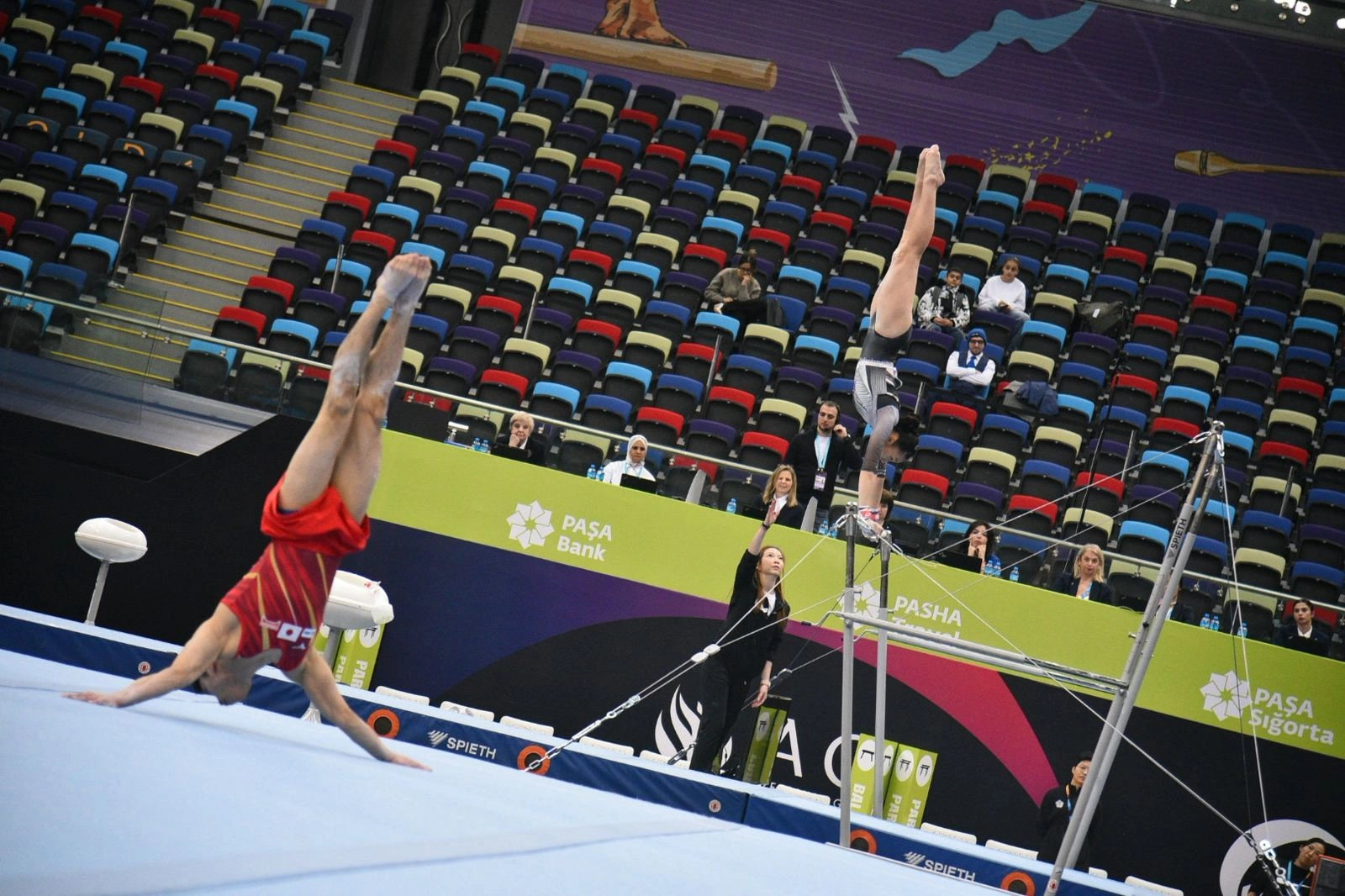 First day of FIG Artistic Gymnastics World Cup in Azerbaijan's Baku wraps up (PHOTO)