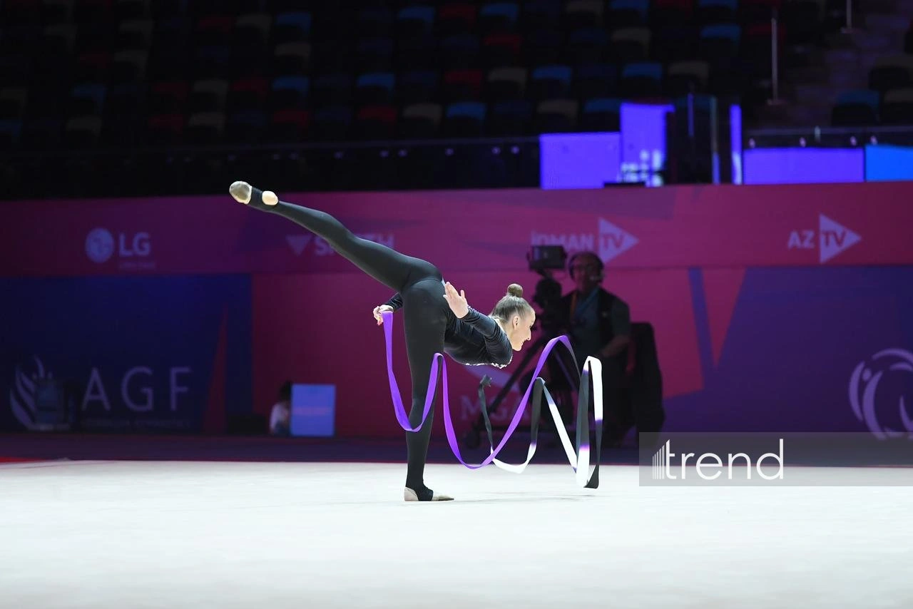 Third day of European Rhythmic Gymnastics Cup in Baku concludes (PHOTO)