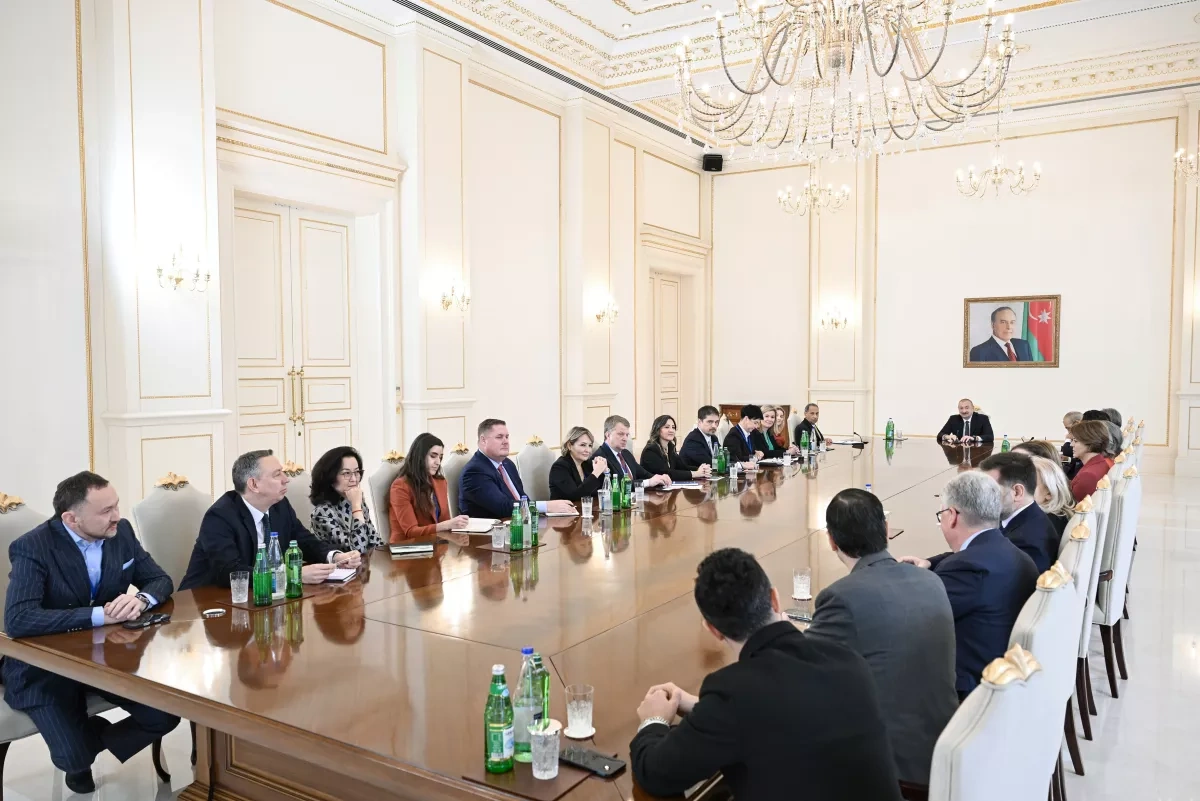 Azerbaijani president receives US Chamber of Commerce delegation in Baku PHOTO