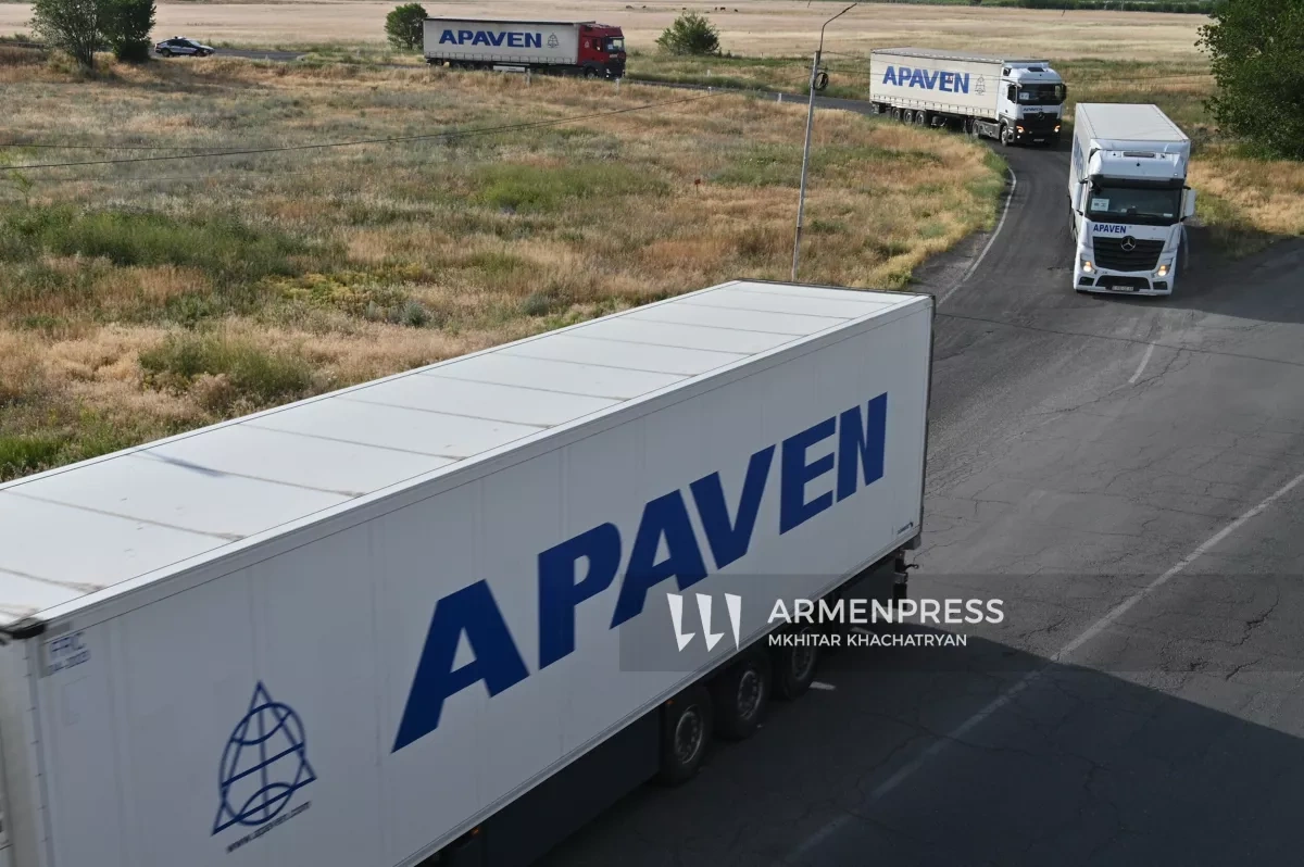 Armenia’s 80-tonne aid convoy heads to Lebanon via Türkiye PHOTO