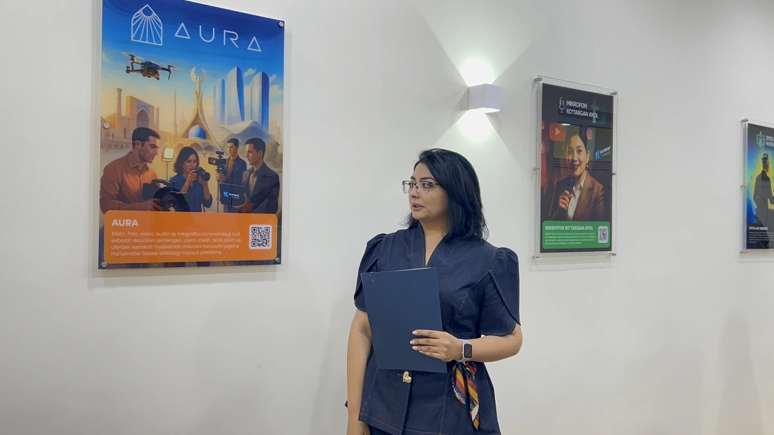 Azerbaijani journalists explore media environment of Uzbekistan (PHOTO/VIDEO)