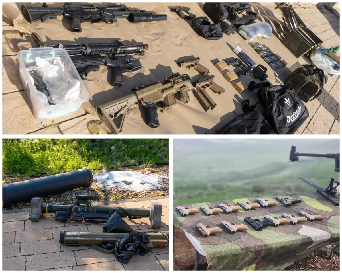 Police seize hundreds of illegal weapons from Arab communities in Israel