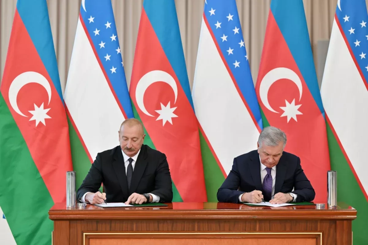 Aliyev, Mirziyoyev lay foundation of Azerbaijan Park in New Tashkent PHOTO