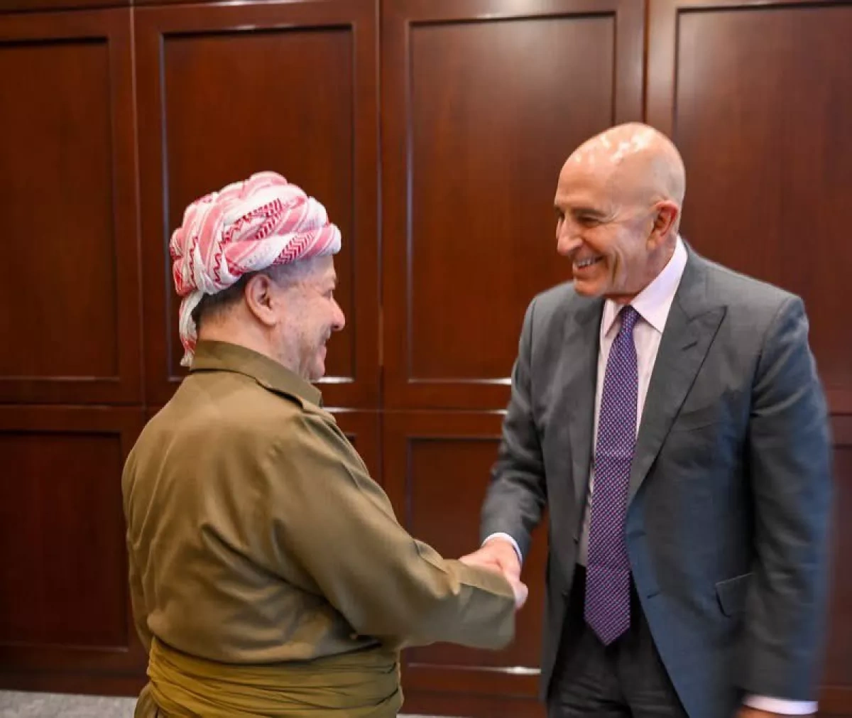 US envoy Tom Barrack meets Iraqi Kurdistan leaders amid Syria talks PHOTO