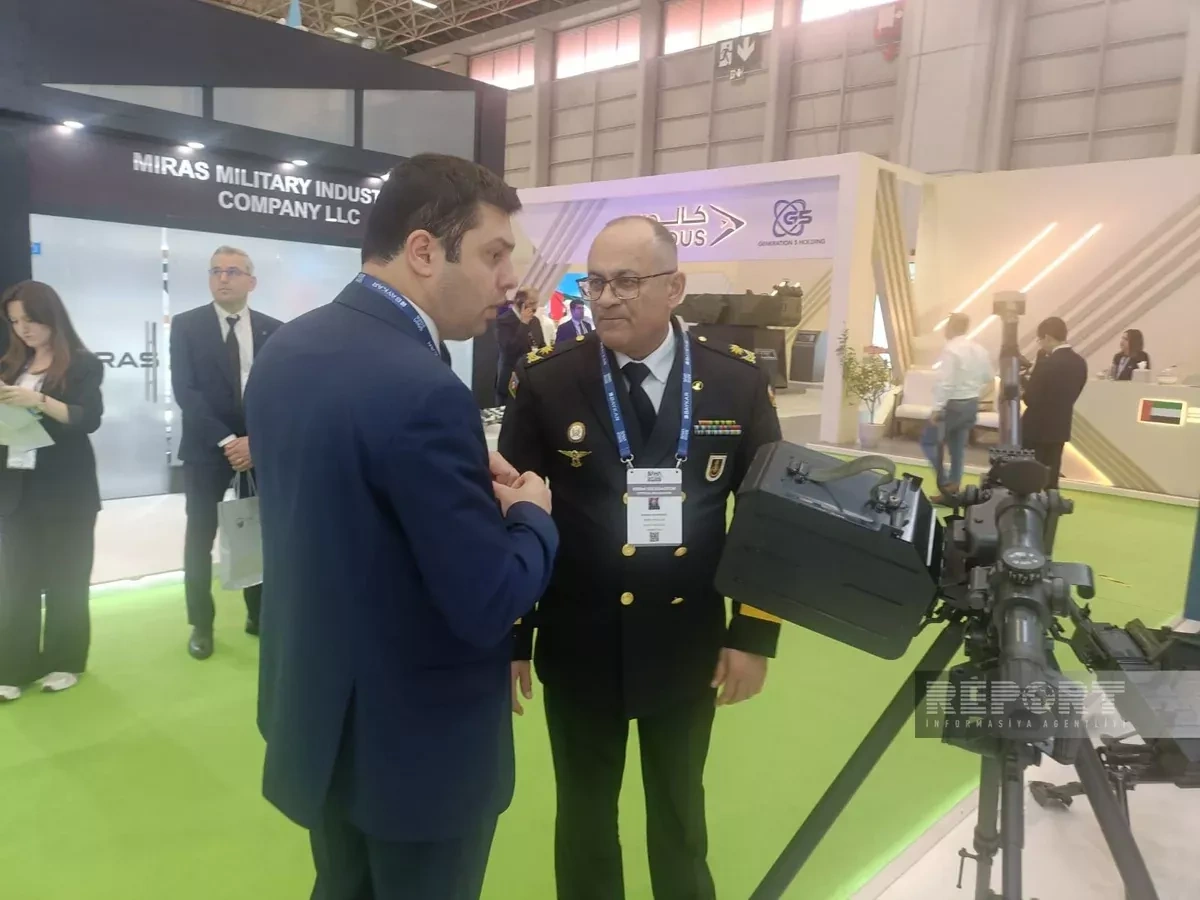 Azerbaijan naval chief visits Türkiye SAHA 2026 defence expo