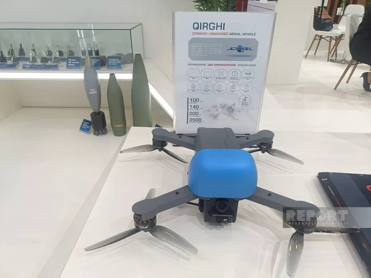 Azerbaijani strike drones showcased at SAHA 2026 in Istanbul PHOTO