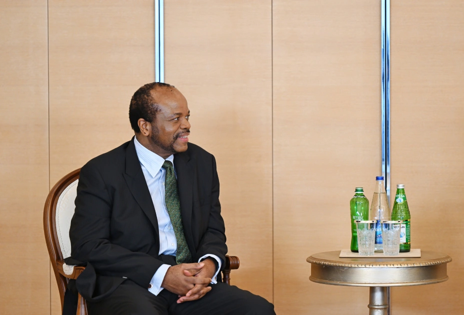 President Ilham Aliyev receives delegation led by King of Eswatini (PHOTO)