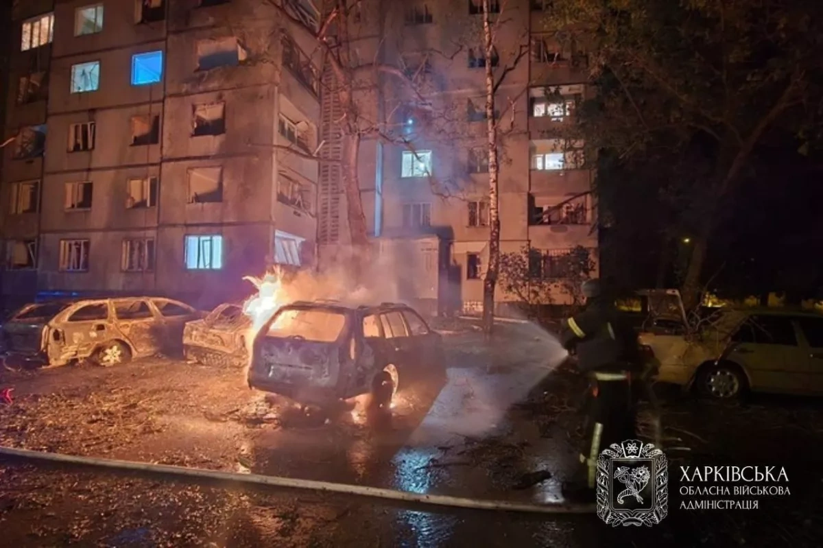 Massive overnight attack hits Kharkiv region, civilians killed PHOTO