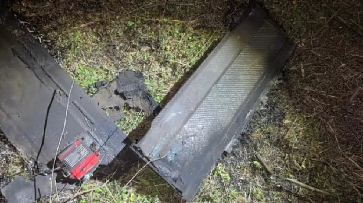 Russian drone shot down by Ukraine crashes in Romania photo