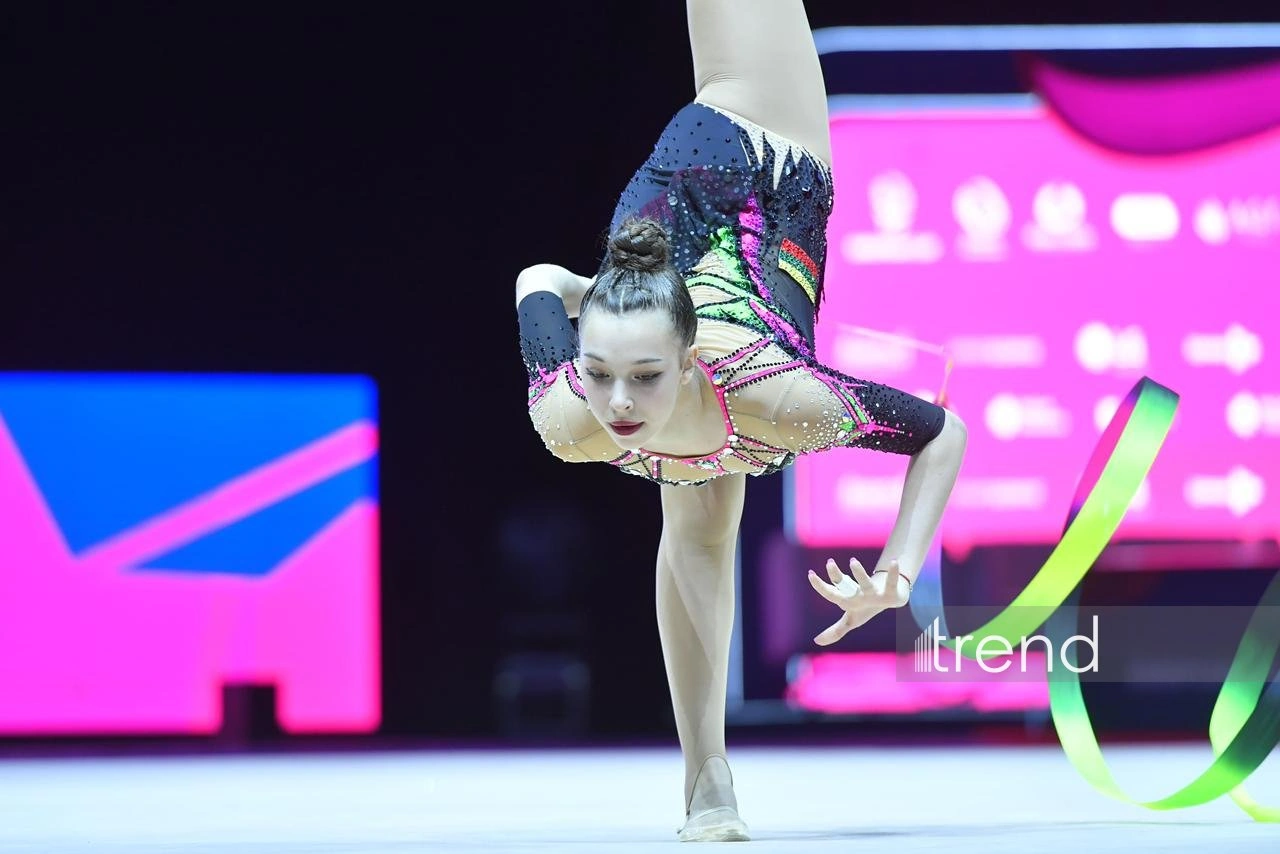 Third day of European Rhythmic Gymnastics Cup in Baku concludes (PHOTO)