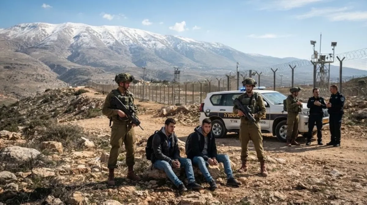 IDF detains two Israelis after illegal border crossing into Syria