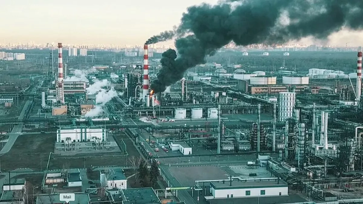 Ukrainian drone strike halts Moscow oil refinery operations