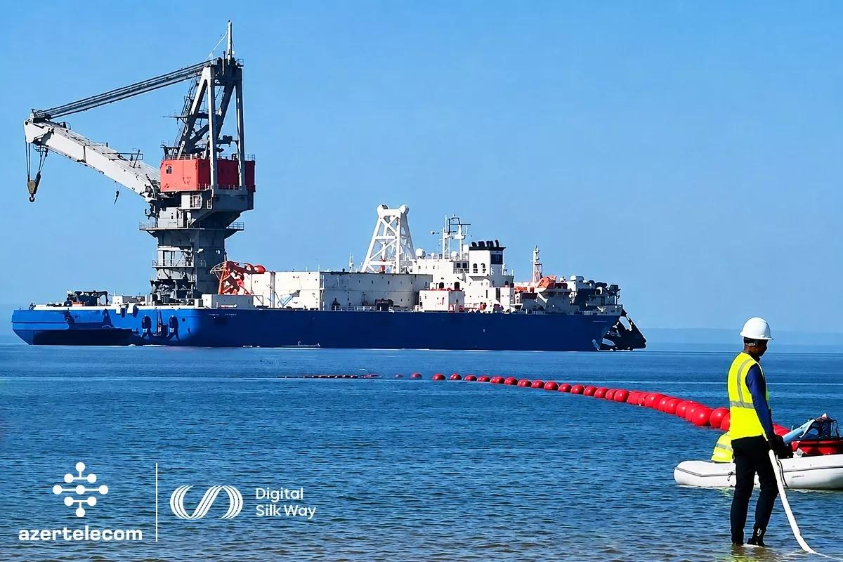 First Trans-Caspian fiber-optic cable completed, linking Europe, Asia PHOTO