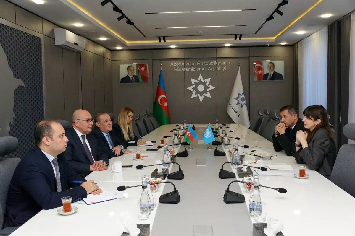 ANAMA chief, UN resident coordinator discuss humanitarian demining in Azerbaijan Photo