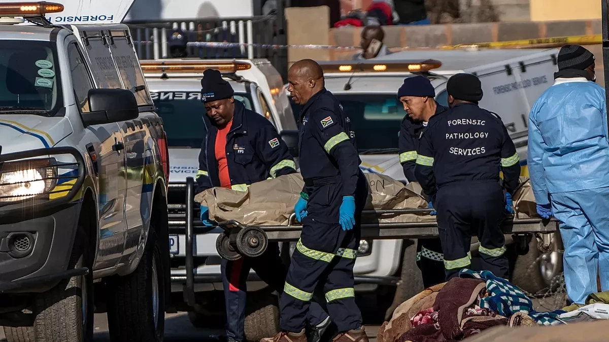 Armed attackers kill at least 17 in South African bar