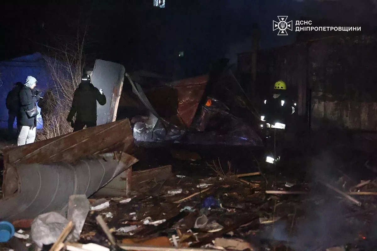 Overnight drone strikes in Ukraine's Dnipropetrovsk leave three injured PHOTO