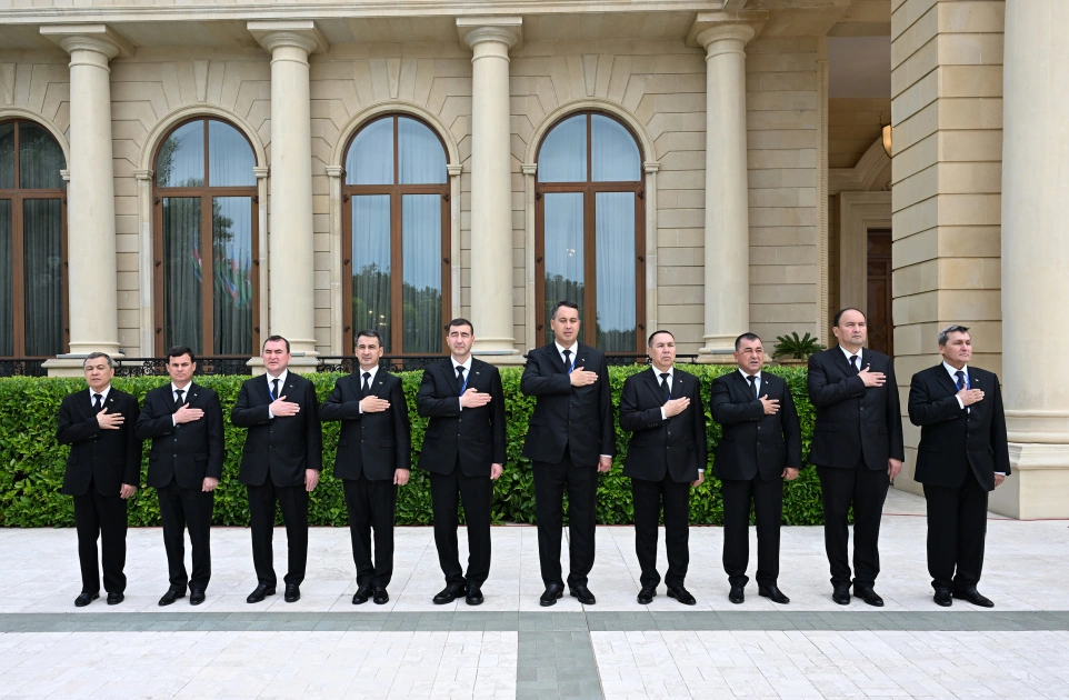 Baku hosts official welcome ceremony for President of Turkmenistan (PHOTO)