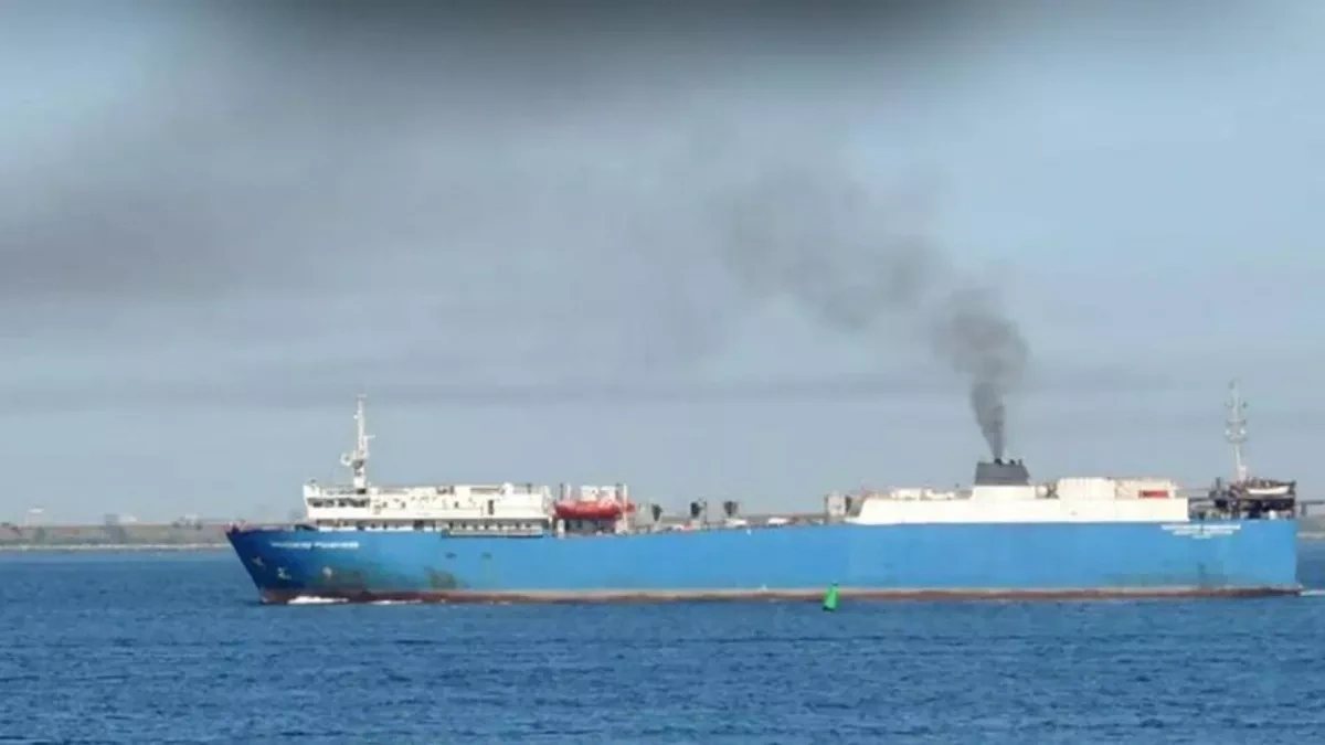 Ukrainian forces disable Russian military ships in strategic Caspian operation PHOTO