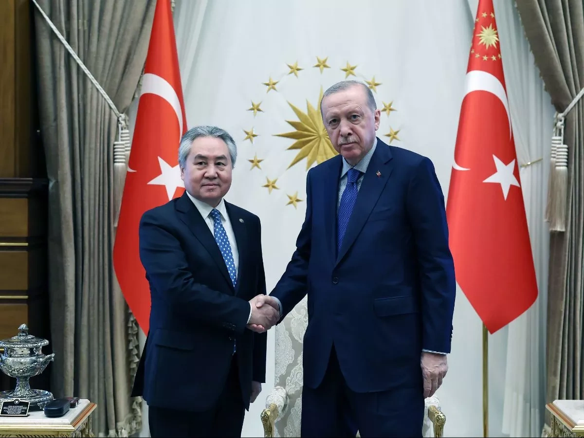 Erdoğan meets Kyrgyz FM, underscores rising cooperation between allies PHOTO
