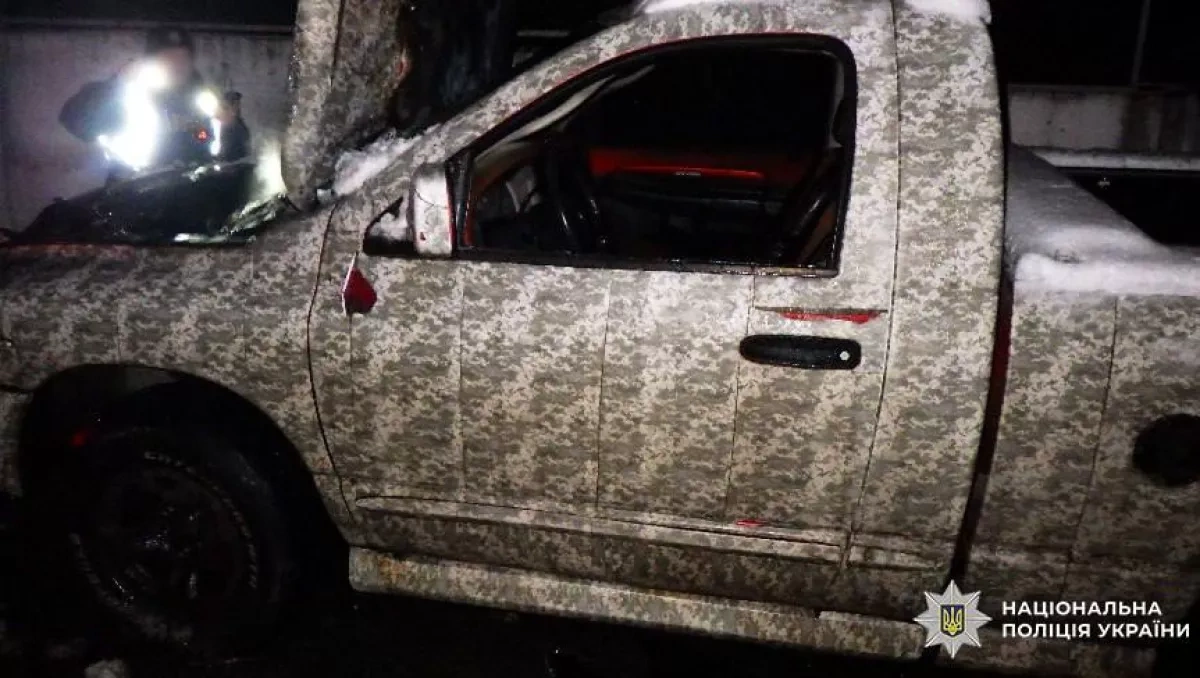 Man detained in Kyiv for burning military vehicles for payment photo