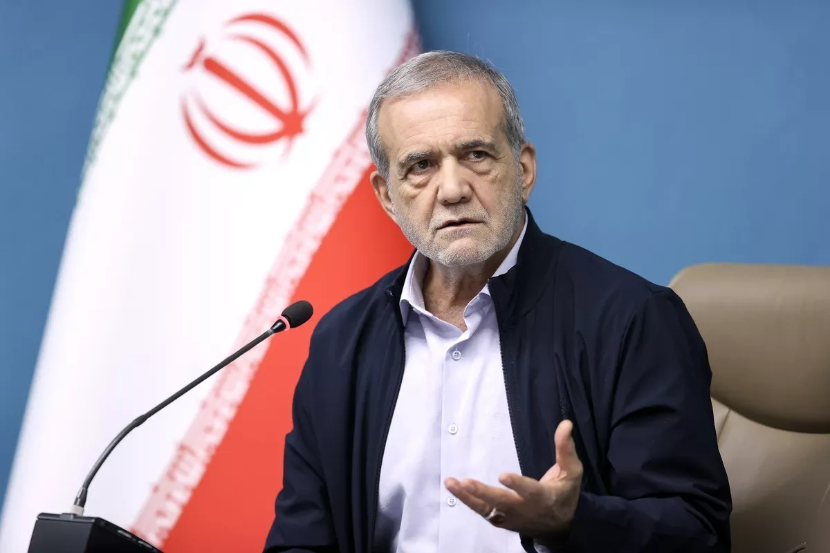 Iran's president links Hormuz transit to respect for sovereignty