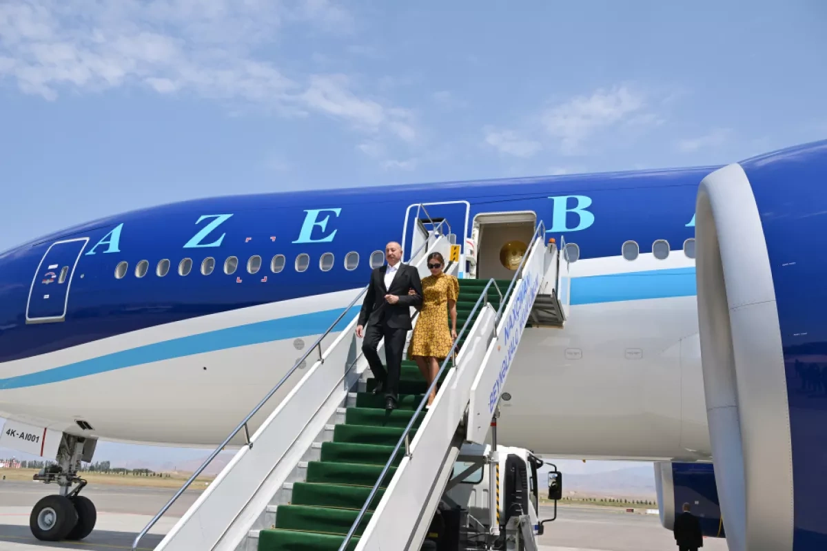 Azerbaijani president arrives in Nakhchivan PHOTO