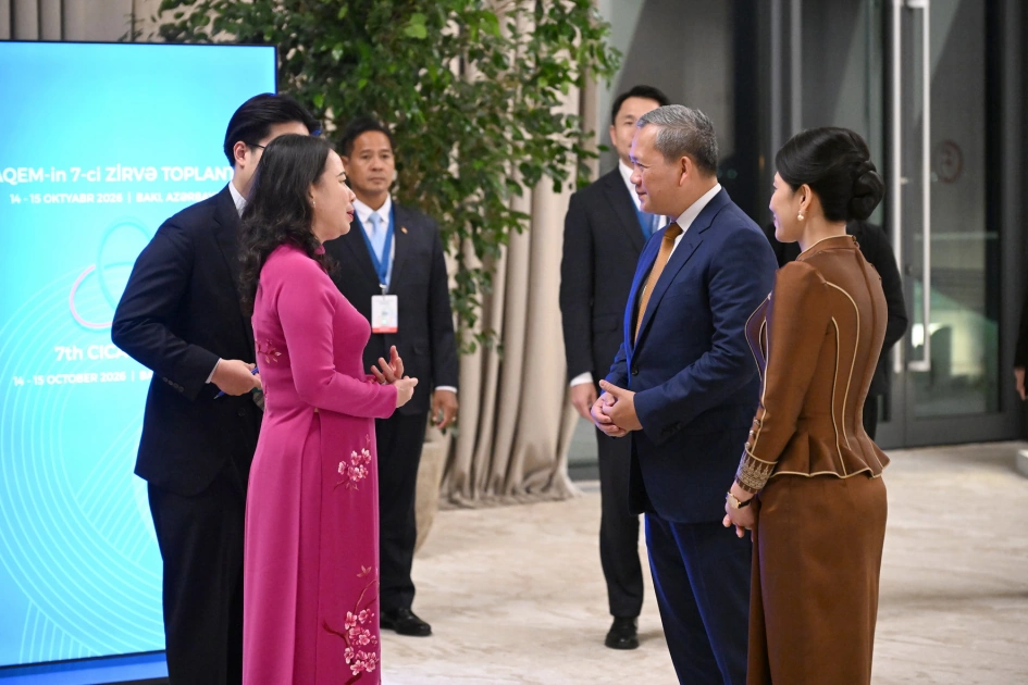 Dinner hosted on behalf of President Ilham Aliyev in honor of participants of 7th CICA Summit (PHOTO)