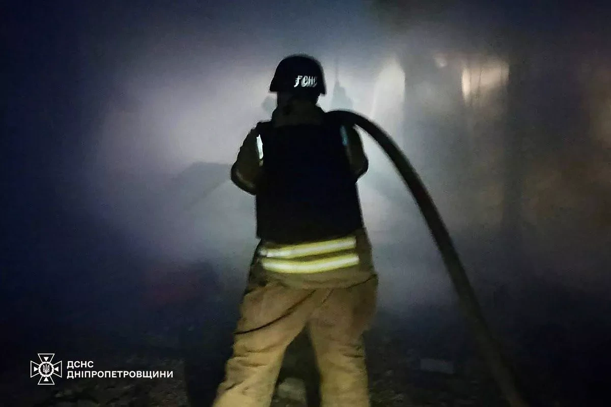 Russian drones target Ukraine's Dnipropetrovsk, cause fires in vehicles, building PHOTO