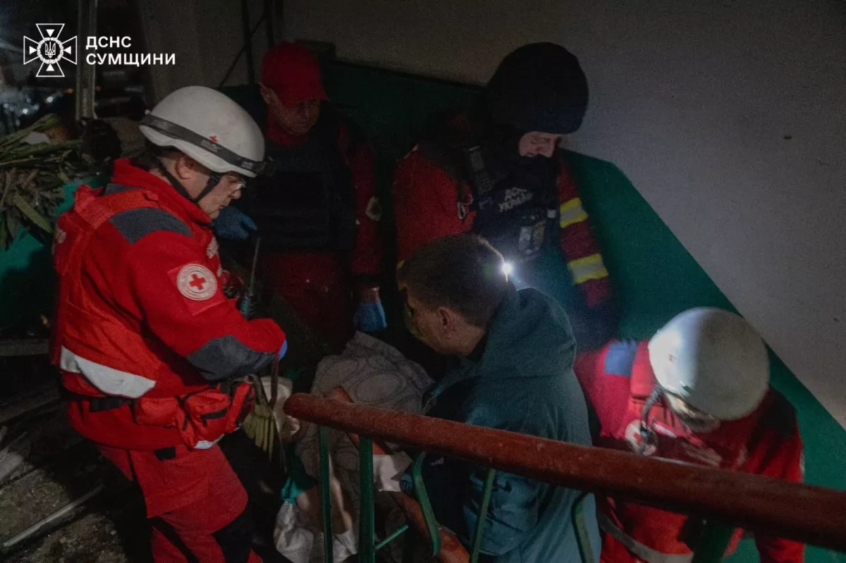 Russian drone blitz hits north-east Ukraine, dozens injured in Sumy region PHOTO