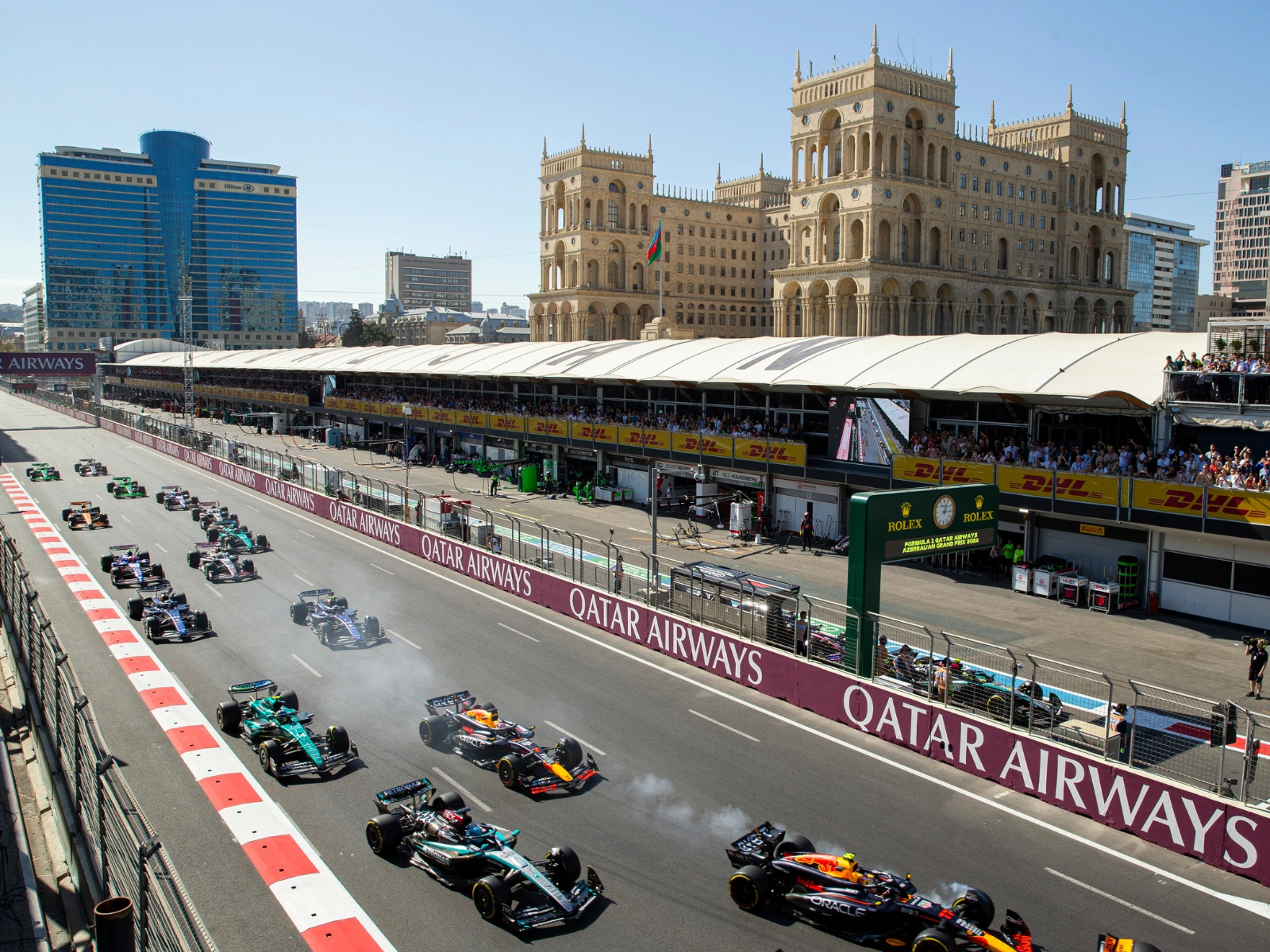 Third practice session of Formula 1 Azerbaijan Grand Prix gets underway