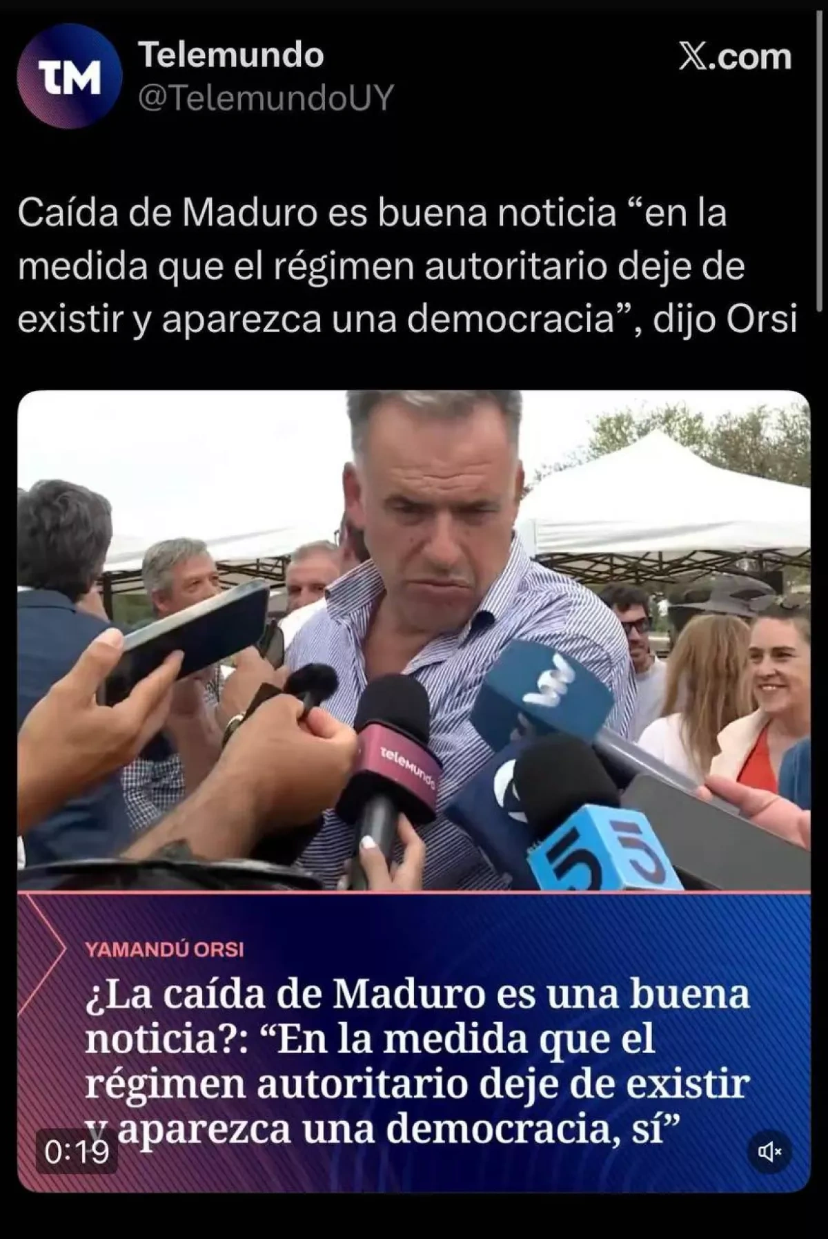 Venezuela rebukes Uruguayan president’s remarks, vows to "follow its own path"